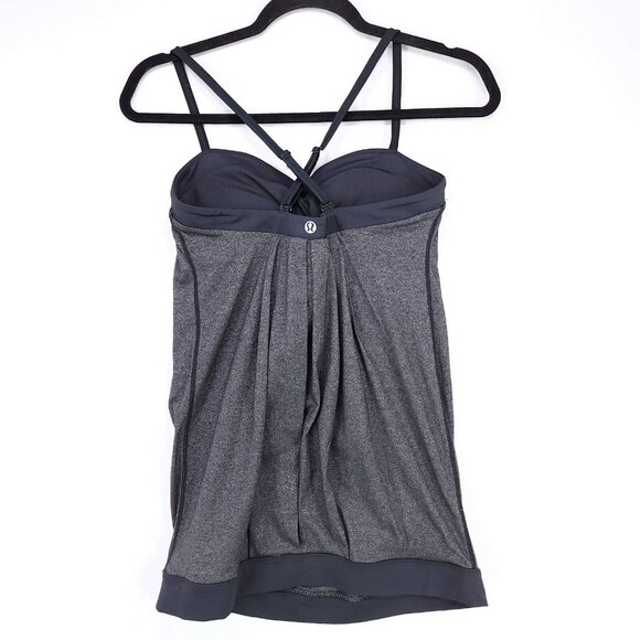 Lululemon Pure Focus Tank Womens Size 6 Removable Pads Adjustable Straps - Picture 3 of 10